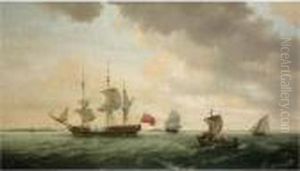 Shipping Off Harwich