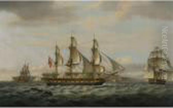 Merchant Men And Other Shipping Off Dover - view 1