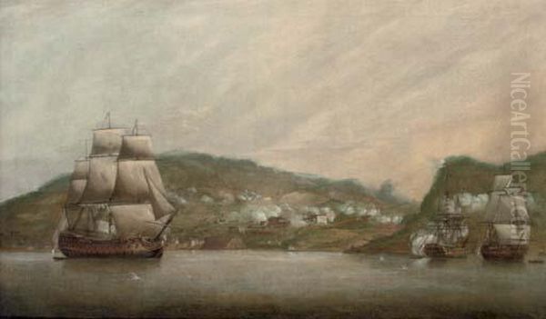 The British Bombardment - view 1