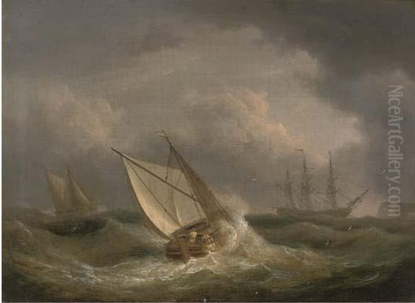 Riding Out The Gale Off The Ness - view 1