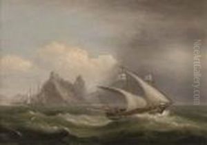 An Armed Xebec In The Mediterranean