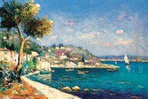 La baie de Cassis by Edmond Marie Petitjean