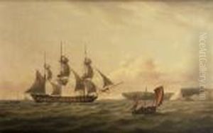His Majesty's Frigate 'amazon', 38 Guns, Arriving Off Dover by Thomas Luny