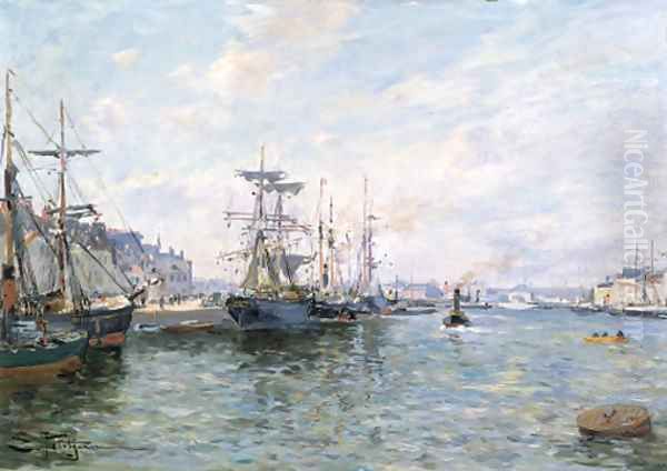 Ships in a Port - view 1