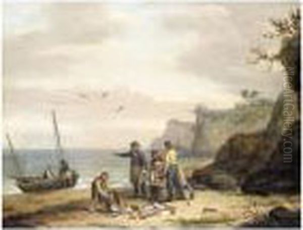 Fisherman Landing The Catch - view 1