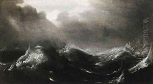 Shipping in Stormy Seas by Jan Porcellis