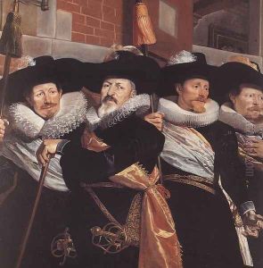 Officers of the Civic Guard of St Adrian (detail) 1630 by Hendrick Gerritsz Pot