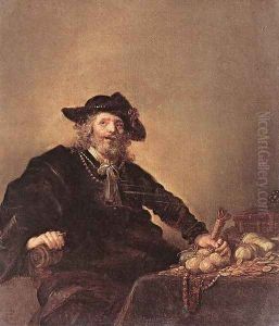 The Miser 1640s by Hendrick Gerritsz Pot