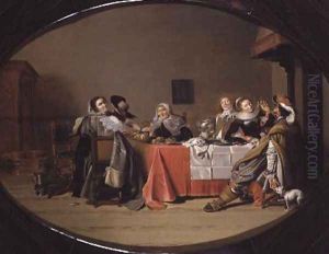 Gallant Company by Hendrick Gerritsz Pot