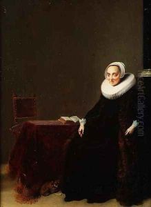 Portrait of a Woman by Hendrick Gerritsz Pot
