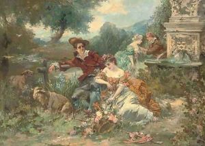 Fete champetre by Vicente Garcia de Paredes