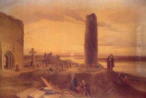 The Last Circuit of Pilgrims at Clonmacnoise 1838