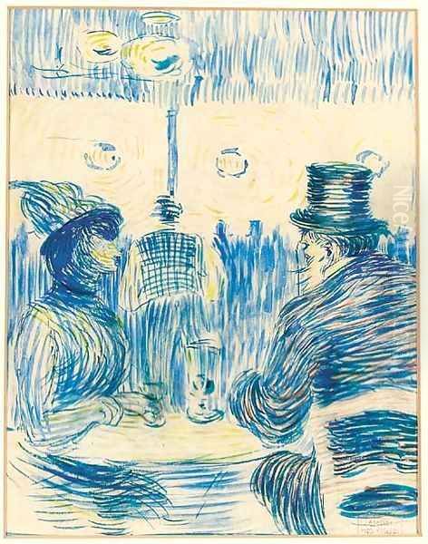 Figures in a bar - view 1