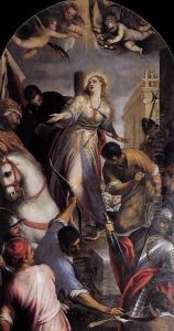 Martyrdom of St Christina by Sante Peranda