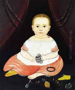 Baby in Pink and White by William Matthew Prior