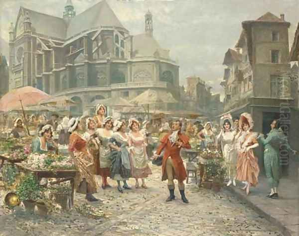 The entertainer at Les Halles, Paris - view 1