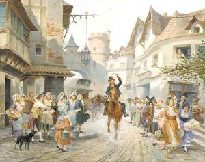 The arrival