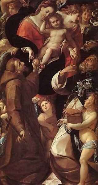 Madonna And Child With Saints And Angels - view 1