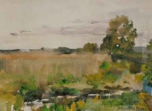Landscape by Ignacy Pienkowski