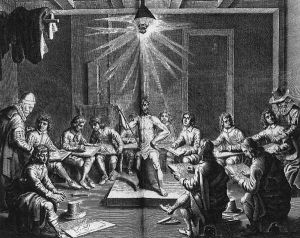 A Drawing School 1643 by Crispijn van de Passe