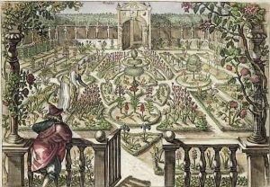 Spring Garden, from Hortus Floridus, published 1614-15 2 by Crispijn van de Passe