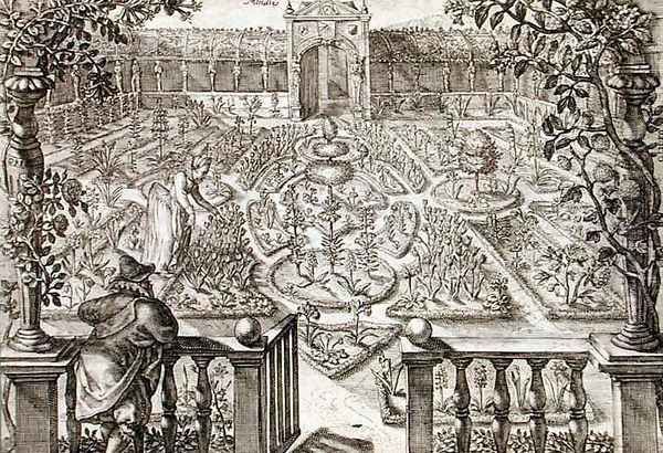 Spring Garden, from Hortus Floridus, published 1614-15 - view 1