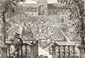 Spring Garden, from Hortus Floridus, published 1614-15 by Crispijn van de Passe