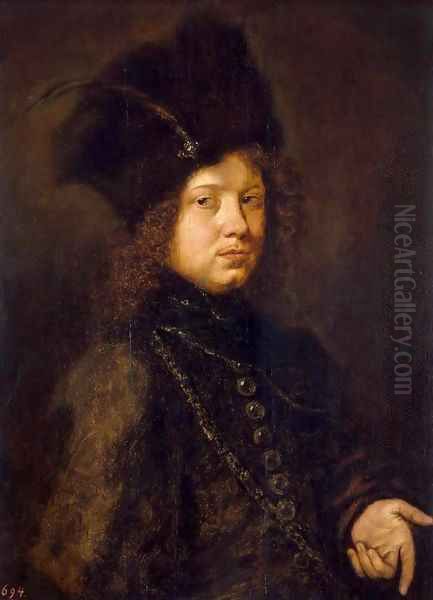 Portrait of a Young Man in a Fur Hat - view 1