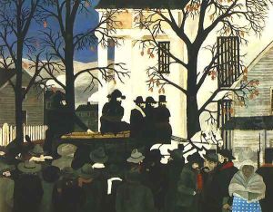 John Brown Going to His Hanging by Horace Pippin