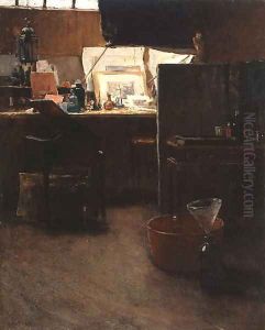 A Corner in an Etchers Studio, 1888 by Charles Adams Platt