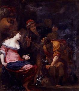Laban Searching For The Household Idols by Simone Pignoni