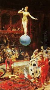 La Salida Del Circo by Francisco Peralta del Campo