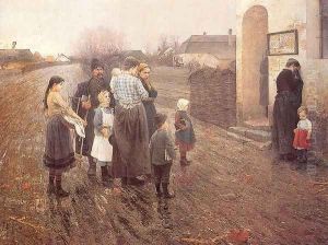 The Interrogation 1897 by Laszlo Pataky