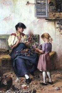 Preparing the Bridal Bouquet by Laszlo Pataky