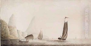 Shipping Slaves off the Pitons, St. Lucia, c.1771-76