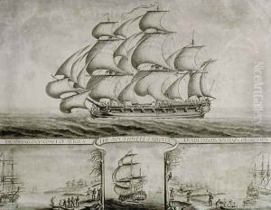 View of the Southwell Frigate Trading on the Coast of Africa, c.1760