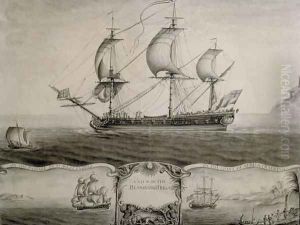 Views of the Blandford Frigate on the Passage to the West Indies and Trading on the Coast of Africa, c.1760