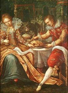 The Five Senses Taste by Frans, the Elder Pourbus