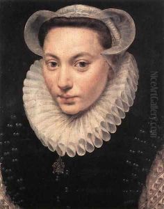 Portrait of a Young Woman by Frans, the Elder Pourbus