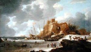 Norwegian coastal scene by Jan Peeters