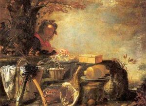 Young Man with a Picnic by Giovanni Pini
