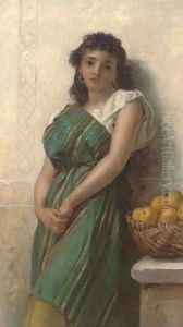 The young orange seller by Thomas Kent Pelham