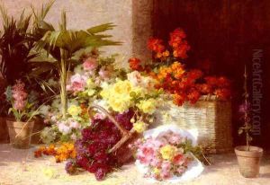 Chez la Marchande de Fleurs by Andre Perrachon