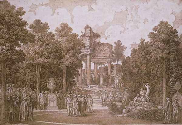 Veduta del Boschetto d'Arcadia dalla parte del Tempio - view 1