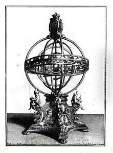 An Armillary Sphere of the Copernican System, engraved by Gerard Jean Baptiste Scotin 1671-1716