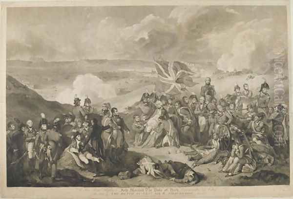 The Death of General Abercrombie at the Battle of Alexandria, 21st March 1801, engraved by J. Vendramini, published 1804 - view 1