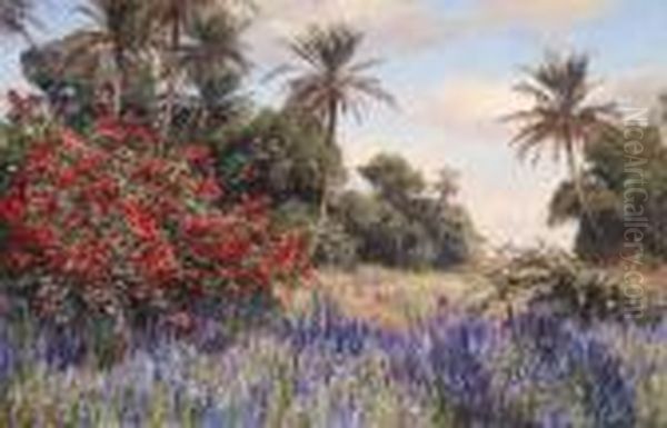 Southern Landscape With Lavender - view 1