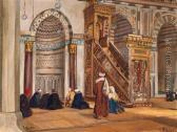 Gebet In Der Al Mu'ayyad Moschee - view 1