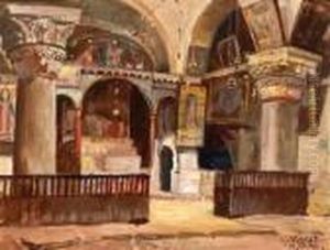 Blick In Die Helenenkapelle In Der Grabeskirche Blick In Die Helenenkapelle In Der Grabeskirche
