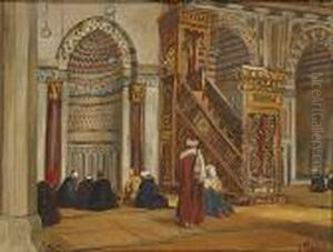 La Mosquee De Al Mu'ayyad, Caire by Georg Macco